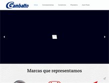 Tablet Screenshot of gambatto.com.br